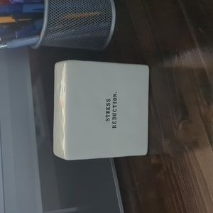 Desk Decor / Paperweight block by Rae Dunn Artisan Collection